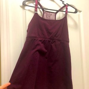 Maternity Breastfeeding Burgundy Medium Tank Top